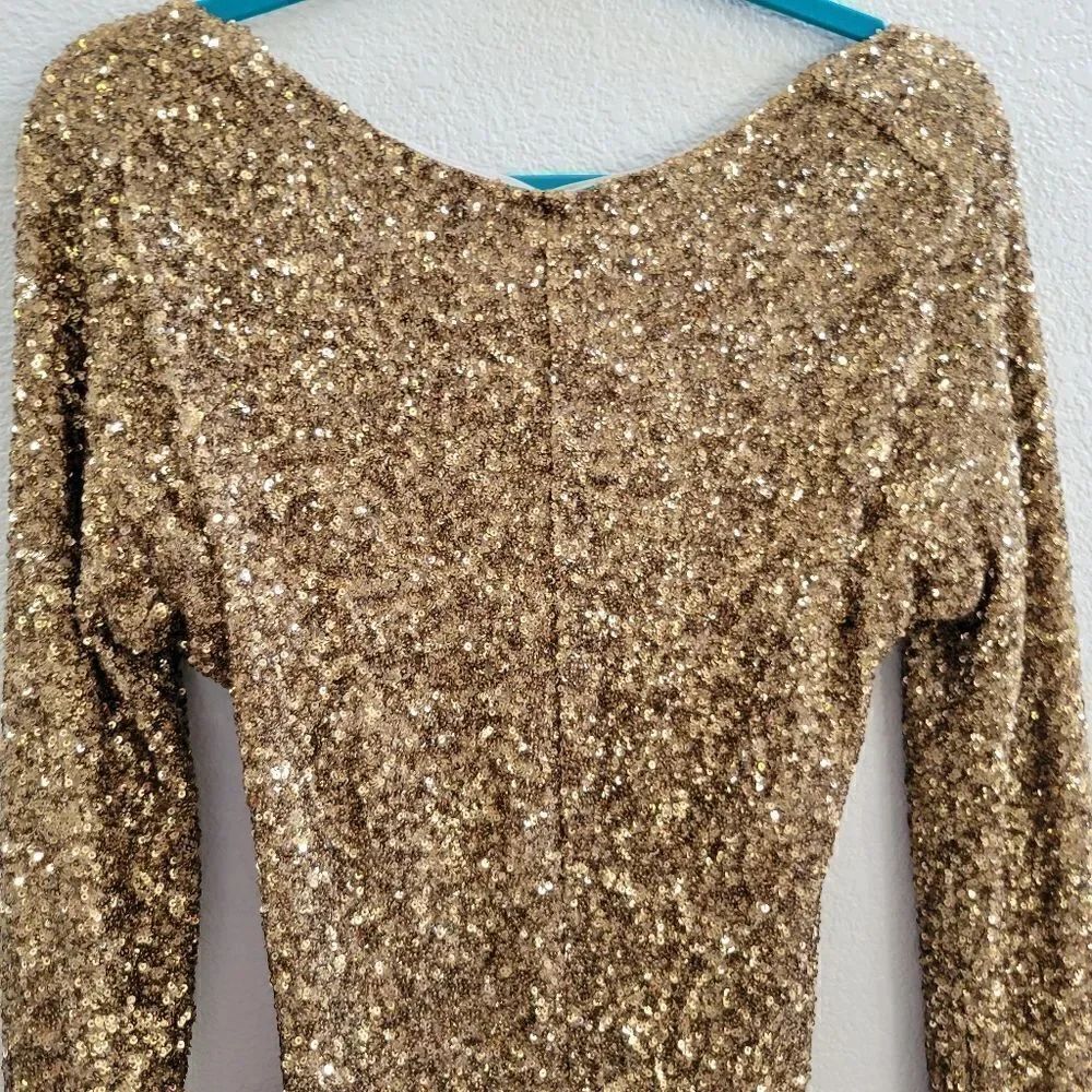 AMEN sequin Jumpsuit size 4 S - Picture 14 of 16